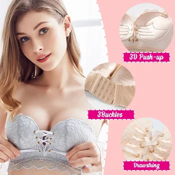 5d wireless contour bra Magic Non-Slip Drawstrings Push Up Lace Bra Strapless Drawstring Bandeau wireless bras for women 50*
5d wireless contour bra Magic Non-Slip Drawstrings Push Up Lace Bra Strapless Drawstring Bandeau wireless bras for women 50*