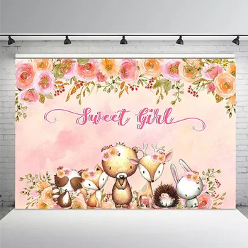 Woodland Baby Shower Backdrop Woodland Animals Floral Kid Birthday Party Banner Photography Background for Photo Booth Studio
Woodland Baby Shower Backdrop Woodland Animals Floral Kid Birthday Party Banner Photography Background for Photo Booth Studio