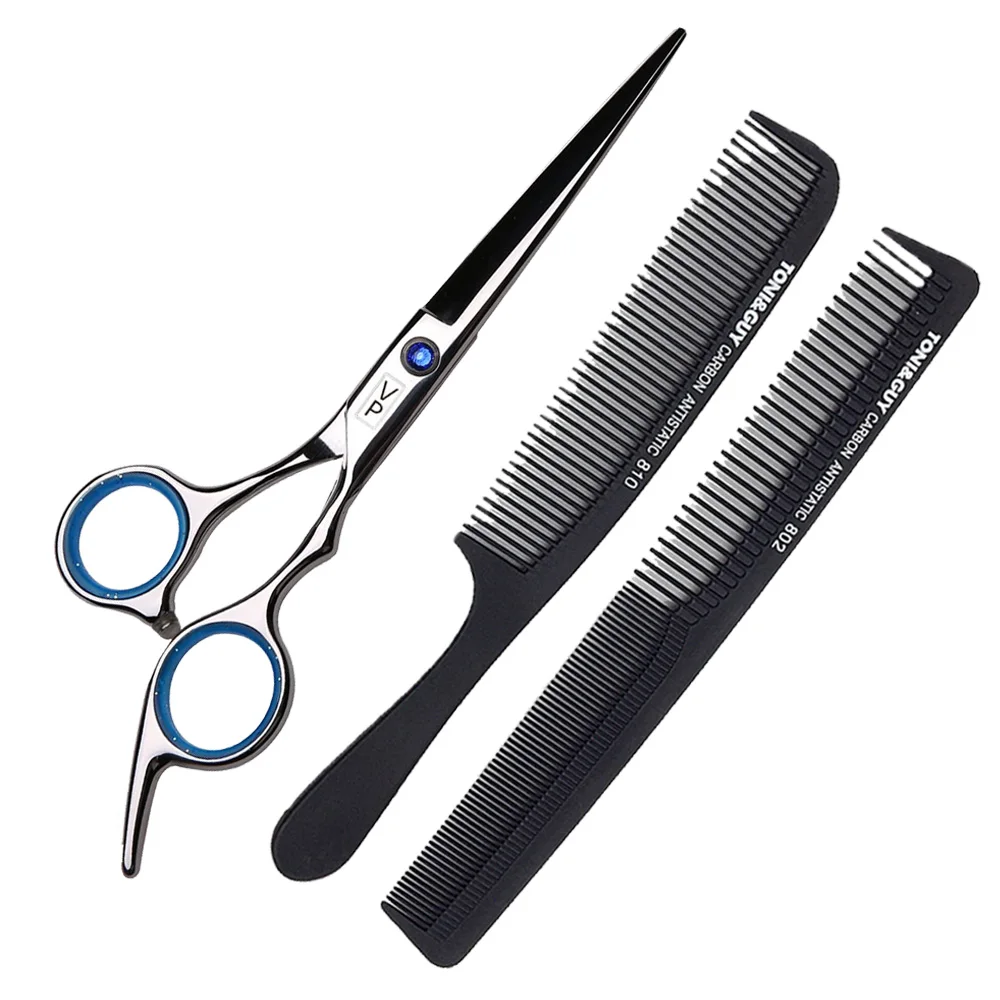 Professional Hairdressing Scissors Set Barber Shop Hairdresser's Haircut Comb 6 Inch Barber Scissors Hair Cutting Thinning Tool
Professional Hairdressing Scissors Set Barber Shop Hairdresser's Haircut Comb 6 Inch Barber Scissors Hair Cutting Thinning Tool