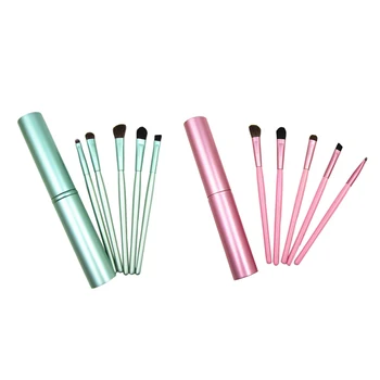 10Pcs Travel Portable Mini Eye Makeup Brushes Set Reals Eyeshadow Eyeliner Eyebrow Brush Lip Make Up Brushes Green & Pink
10Pcs Travel Portable Mini Eye Makeup Brushes Set Reals Eyeshadow Eyeliner Eyebrow Brush Lip Make Up Brushes Green & Pink