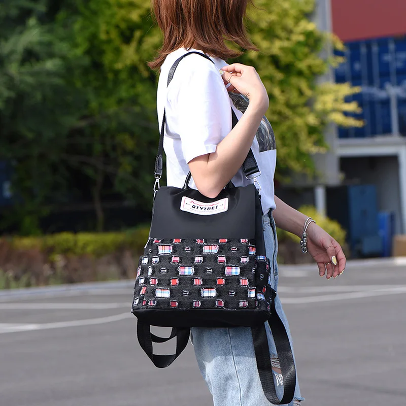 Oxford Cloth Backpack Women's 2019 New Style Simple Joint Casual Travel Bag Nursing Triple Use Travel Anti-theft Backpack
Oxford Cloth Backpack Women's 2019 New Style Simple Joint Casual Travel Bag Nursing Triple Use Travel Anti-theft Backpack