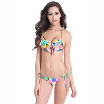 Swimsuit ladies bikini print 2020 new tassel swimsuit split Bikini Swimsuit manufacturer wholesale
Swimsuit ladies bikini print 2020 new tassel swimsuit split Bikini Swimsuit manufacturer wholesale