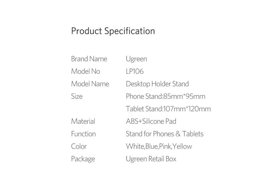 Ugreen Phone Holder Stand Mobile Smartphone Support Tablet Stand for iPhone Desk Cell Phone Holder Stand Portable Mobile Holder Hf7f5eff8b4c54d84b28b95447236072bW car holder for phone
