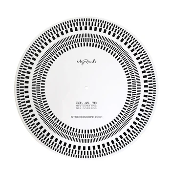 LP Vinyl Record Turntable Phono Tachometer Calibration Strobe Disc Stroboscope Mat 33 45 78 RPM
LP Vinyl Record Turntable Phono Tachometer Calibration Strobe Disc Stroboscope Mat 33 45 78 RPM