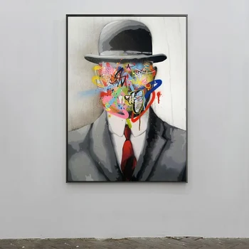 Graffiti Gentleman Face Canvas Art Posters Abstract Street Wall Art Posters on Art Prints Cuadros Picture for Living Room Decor
Graffiti Gentleman Face Canvas Art Posters Abstract Street Wall Art Posters on Art Prints Cuadros Picture for Living Room Decor