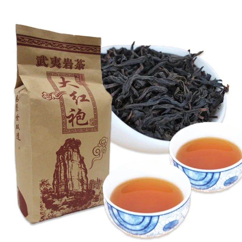 Фото 250 г черный чай Dahongpao Oolong оригинальный красный Wuyi для ухода за - купить