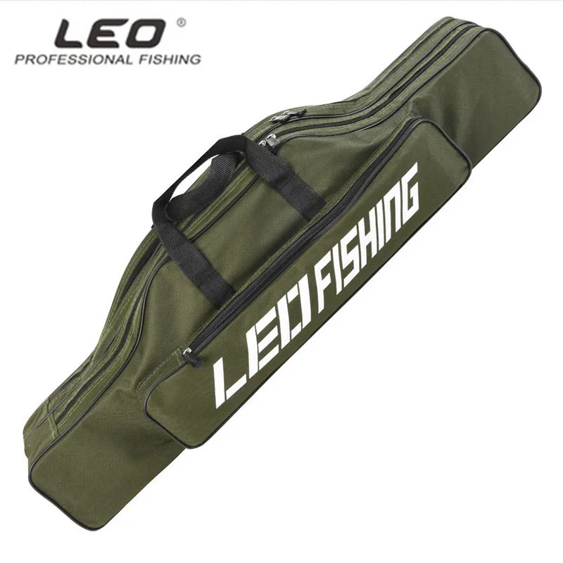 LEO Portable Double Layer Canvas Fishing Bag 80cm Collapsible Outdoor Fishing Rod Carrier Fishing Pole Reel Gear Storage Bag
LEO Portable Double Layer Canvas Fishing Bag 80cm Collapsible Outdoor Fishing Rod Carrier Fishing Pole Reel Gear Storage Bag