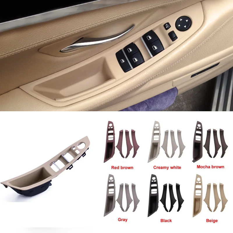 4PCS Interior Door Handles for BMW F10 F11 F18 520i 525i 5-Series Control Switch Panel Trim Bezel Frame Front Left Rear Right
4PCS Interior Door Handles for BMW F10 F11 F18 520i 525i 5-Series Control Switch Panel Trim Bezel Frame Front Left Rear Right