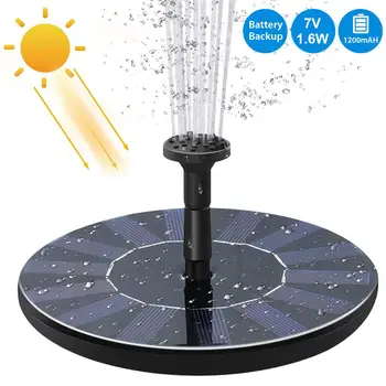 Solar Powered Water Fountain Outdoor Pump Bird Bath Pond Waterfall Garden Decoration Pool Fountain With 1.6W Floating Birdbath 
Solar Powered Water Fountain Outdoor Pump Bird Bath Pond Waterfall Garden Decoration Pool Fountain With 1.6W Floating Birdbath