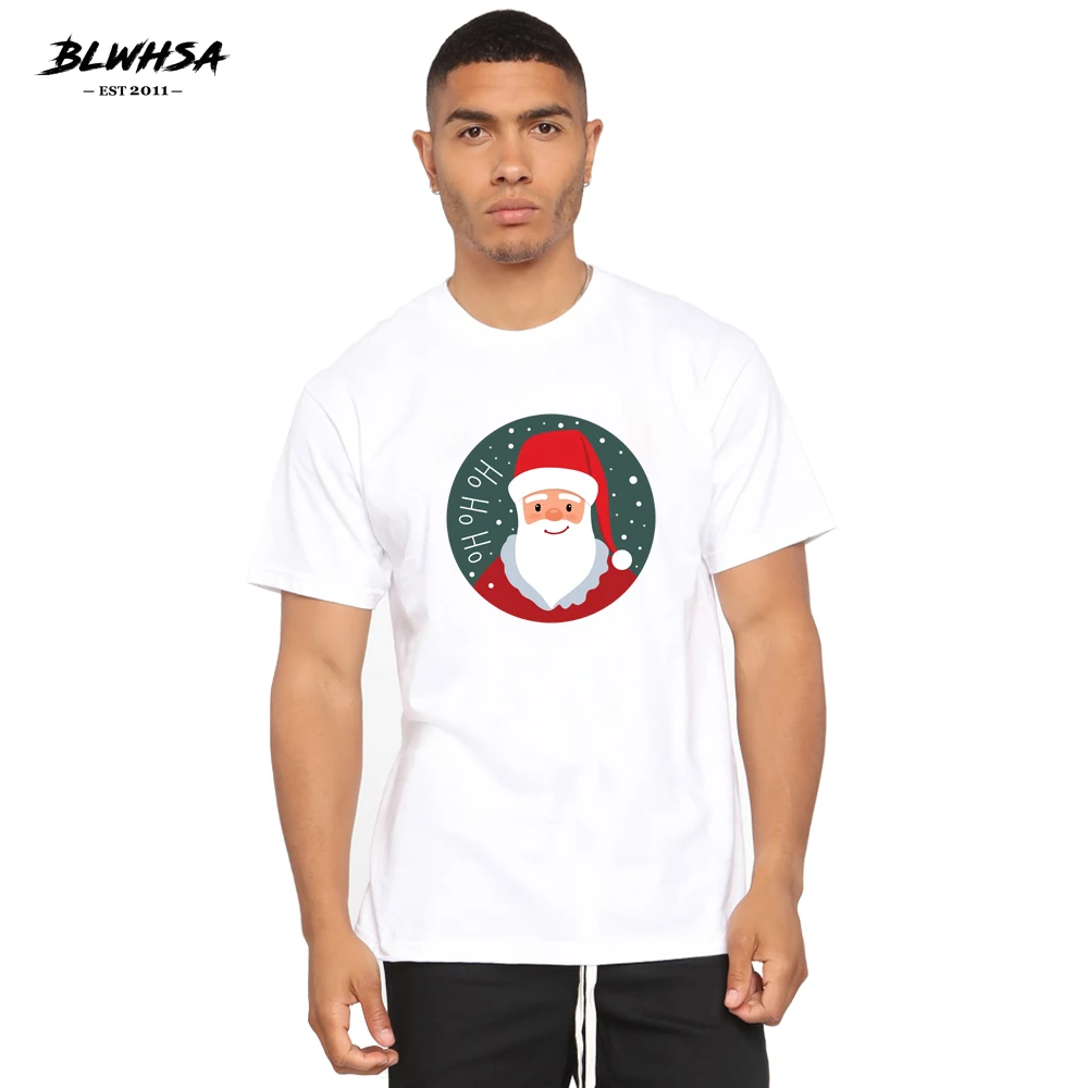 BLWHSH Oh Oh Santa Claus Print T Shirt Men Circular Pattern Summer Funny T-shirt Natal De Design Christmas Printed Men Plus Tess
BLWHSH Oh Oh Santa Claus Print T Shirt Men Circular Pattern Summer Funny T-shirt Natal De Design Christmas Printed Men Plus Tess