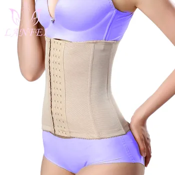 LANFEI Seamless Body Shaper Modeling Strap Wasit Trainer Trimmer Slimming Corset Women Fat Burn Back Support Belt with 6 Hooks
LANFEI Seamless Body Shaper Modeling Strap Wasit Trainer Trimmer Slimming Corset Women Fat Burn Back Support Belt with 6 Hooks