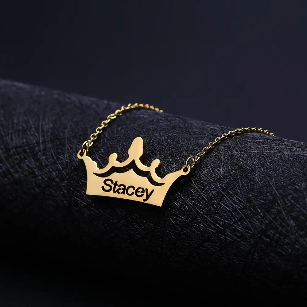 Zciti Crown Pendant Necklaces Custom Name Date Laser Engrave Personalized Jewelry
Zciti Crown Pendant Necklaces Custom Name Date Laser Engrave Personalized Jewelry