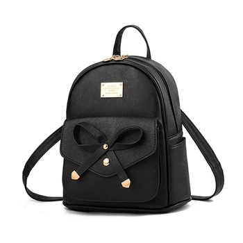 PU Leather School Backpack Bags For Women PU Leather Candy Color Bagpack Bow Decoration Cute Ladies Girls Backpack
PU Leather School Backpack Bags For Women PU Leather Candy Color Bagpack Bow Decoration Cute Ladies Girls Backpack
