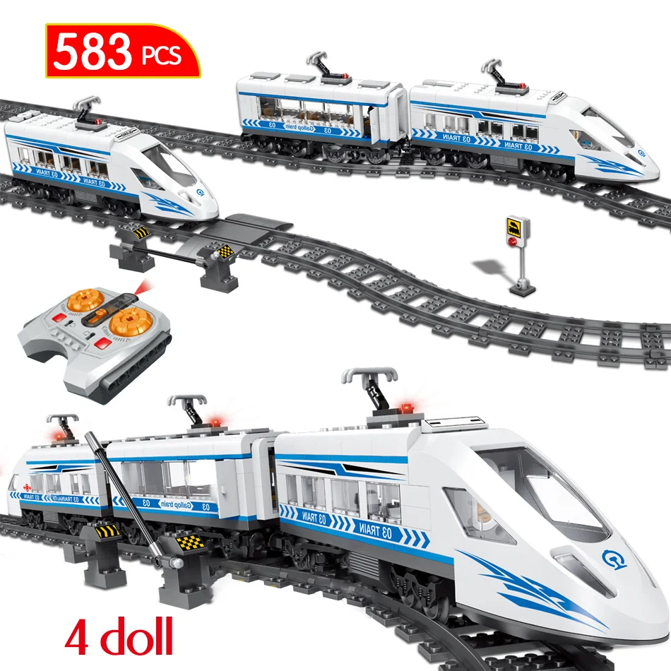 583pcs City Remote Control Railway Building Blocks Compatibe RC Train Station Technic Blocks Toys for Children Boys
583pcs City Remote Control Railway Building Blocks Compatibe RC Train Station Technic Blocks Toys for Children Boys