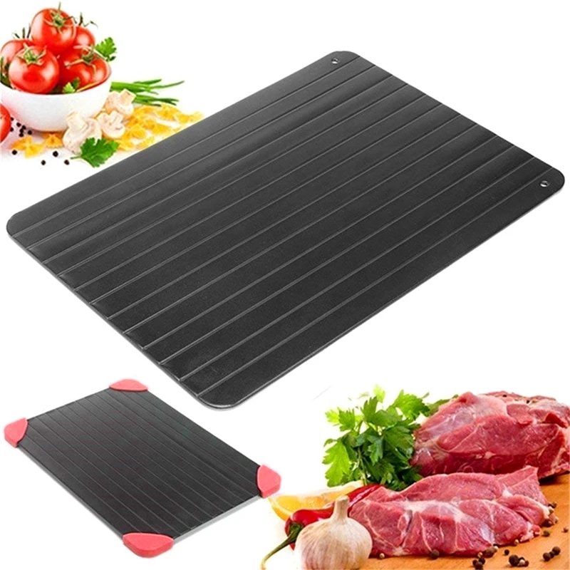 0.2cm Thick Fast Defrosting Tray Thaw Food Meat Fruit Quick Defrosting Plate Board Defrost Kitchen Gadget Tool
0.2cm Thick Fast Defrosting Tray Thaw Food Meat Fruit Quick Defrosting Plate Board Defrost Kitchen Gadget Tool