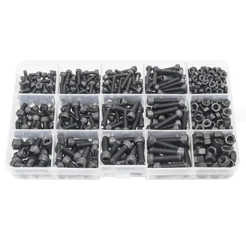 Screws Nuts,Socket Cap Screws Hex Head Bolt Nuts Assortment Kit (M3 M4 M5,560 Pcs)
Screws Nuts,Socket Cap Screws Hex Head Bolt Nuts Assortment Kit (M3 M4 M5,560 Pcs)