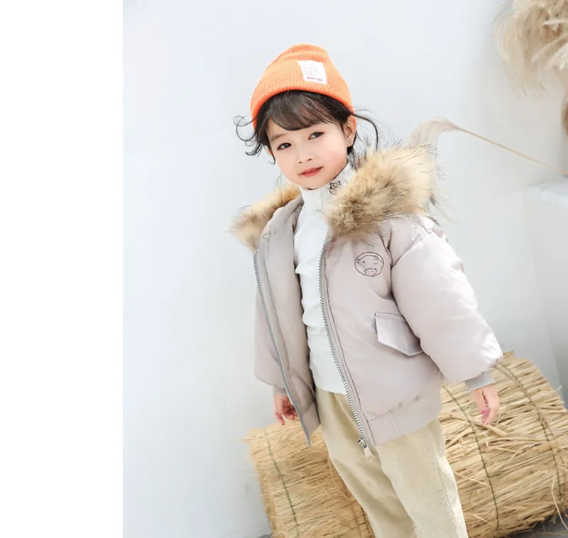 2019 Winter Boys Girls Down Jackets Hooded Outerwear Children Warm Thick Jacket Kids Clothes Outerwear Boy Girl Coats Ski Jacket (16)