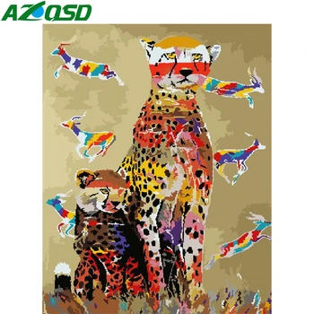 AZQSD Adult Coloring By Numbers Leopard Handpainted Gift Unframe DIY Painting By Numbers On Canvas Animal Home Decoration
AZQSD Adult Coloring By Numbers Leopard Handpainted Gift Unframe DIY Painting By Numbers On Canvas Animal Home Decoration