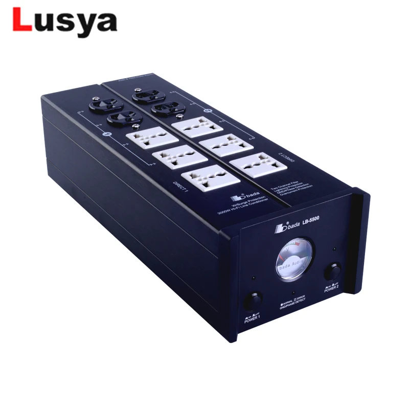 Power Supply plug Filter EMI Power Socket Lightning Protection With Voltmeter extension socket For HiFi Audio Decoder Amp T0961
Power Supply plug Filter EMI Power Socket Lightning Protection With Voltmeter extension socket For HiFi Audio Decoder Amp T0961