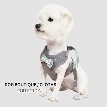 Pet Dog Cat Bowknot Chest Harnesses Leash Tank Top Leash with Adjustable Leash Dog Harness Vest
Pet Dog Cat Bowknot Chest Harnesses Leash Tank Top Leash with Adjustable Leash Dog Harness Vest