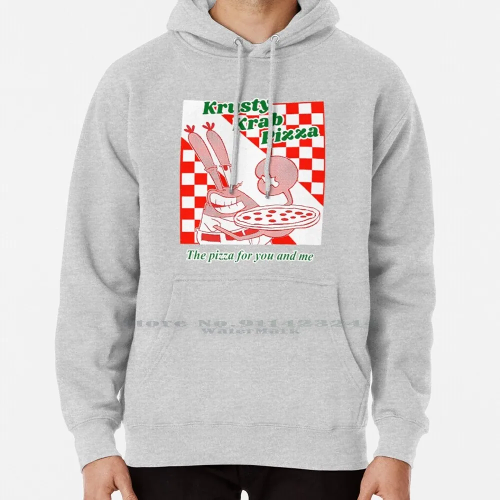 

Krusty Krab Pizza Hoodie Sweater 6xl Cotton Mr Krabs Krusty Krab Pizza Meme Women Teenage Big Size Pullover Sweater 4xl 5xl 6xl