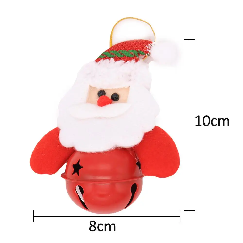 santa claus snowman doll bell pendant christmas tree decorative