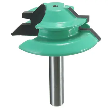 1PC 45 Degree Lock Miter Router Bit 1-1/2" Diameter 1/4" Shank Green Wood Cutter For Woodworking Drilling Power Tools
1PC 45 Degree Lock Miter Router Bit 1-1/2" Diameter 1/4" Shank Green Wood Cutter For Woodworking Drilling Power Tools