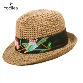 2020 New women's Travel and Sea holiday Straw Hat with exquisite embroidery Sun Hat Women's Beach Hat ladies Jazz Caps
2020 New women's Travel and Sea holiday Straw Hat with exquisite embroidery Sun Hat Women's Beach Hat ladies Jazz Caps