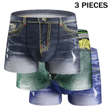 3D Denim Print Underwear Soft 95% Cotton Boxershorts Men Sexy Boxer Homme Coton Fashion Underpants Brand Boxers Shorts For Man
3D Denim Print Underwear Soft 95% Cotton Boxershorts Men Sexy Boxer Homme Coton Fashion Underpants Brand Boxers Shorts For Man