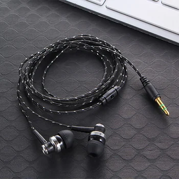 2020 Brand New High Quality In-Ear 3.5mm Wired Earphone Stereo Nylon Weave Cable Earphone Headset with Mic for Laptop Smartphone
2020 Brand New High Quality In-Ear 3.5mm Wired Earphone Stereo Nylon Weave Cable Earphone Headset with Mic for Laptop Smartphone