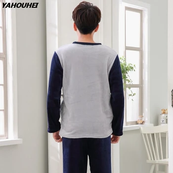 2019 Winter Cue Cartoon Thick Warm Flannel Pajama Sets For Men Long Sleeve Coral Velvet Pyjama Male Homewear Lounge Wear Clothes
2019 Winter Cue Cartoon Thick Warm Flannel Pajama Sets For Men Long Sleeve Coral Velvet Pyjama Male Homewear Lounge Wear Clothes
