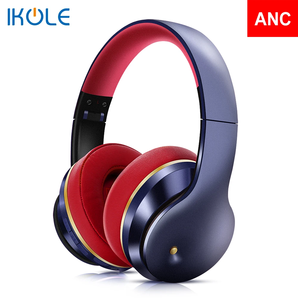 IKOLE ANC Wireless Bluetooth Foldable Headset Stereo HIFI Super Bass Active Noise Canceling Headphone with Microphone Earphone
IKOLE ANC Wireless Bluetooth Foldable Headset Stereo HIFI Super Bass Active Noise Canceling Headphone with Microphone Earphone