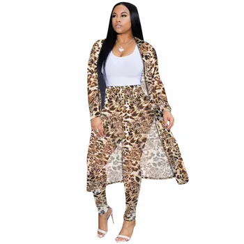 3XL Plus Size 2 Pieces Set Sexy Spring Spring Fashion Women Set Female Tops Leopard Print Long Sleeve Cardigan Bodycon Pants
3XL Plus Size 2 Pieces Set Sexy Spring Spring Fashion Women Set Female Tops Leopard Print Long Sleeve Cardigan Bodycon Pants