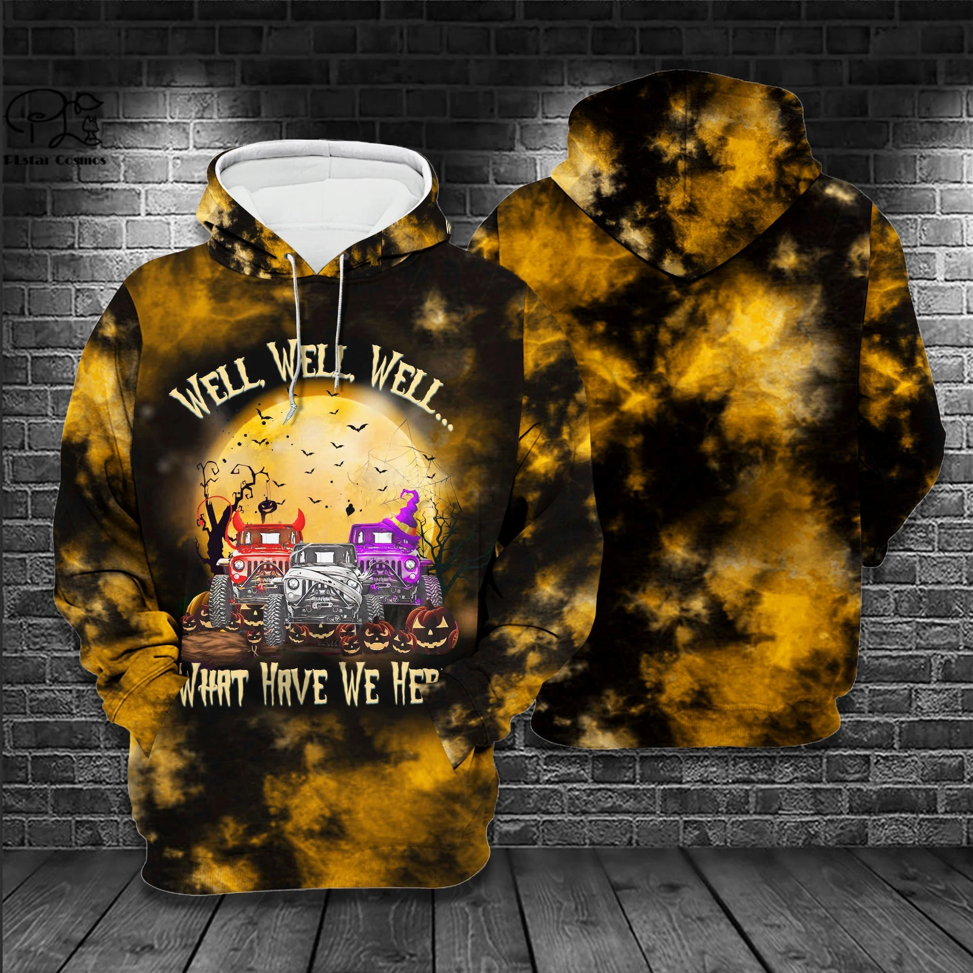 PLstarCosmos 3Dprinted Newest Pumpkin Car Tie Dye Halloween Art Harajuku Streetwear Unique Unisex Casual Hoodies/Sweatshirt/Zip1
PLstarCosmos 3Dprinted Newest Pumpkin Car Tie Dye Halloween Art Harajuku Streetwear Unique Unisex Casual Hoodies/Sweatshirt/Zip1