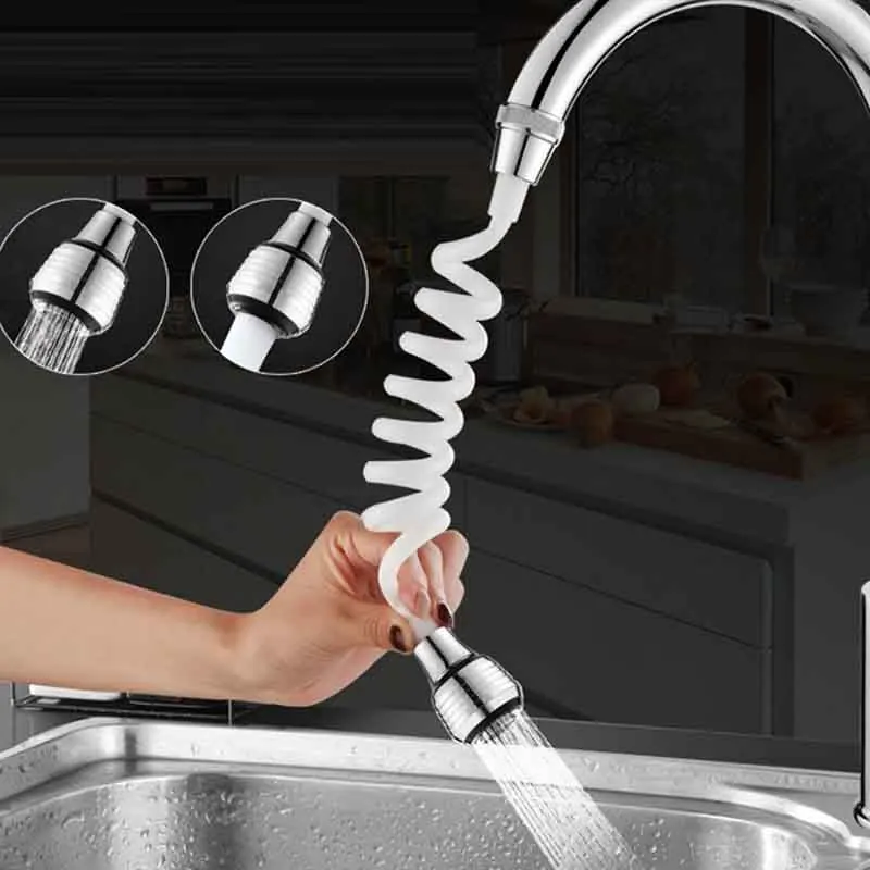 Hot 1pc Kitchen Faucet Extension Extender 360 Rotatable Long Hose Portable Pullable Foaming Bathroom Shower Faucet Spring Tube
Hot 1pc Kitchen Faucet Extension Extender 360 Rotatable Long Hose Portable Pullable Foaming Bathroom Shower Faucet Spring Tube