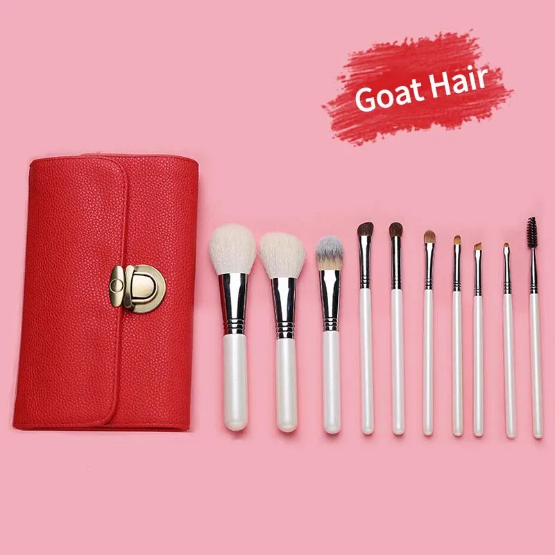 10PCS Makeup Brush Set Pro Foundation Eyeshadow Eyeline Lip Make Up Brushes Kit powder paint brush Eye Makeup Palette Tool
10PCS Makeup Brush Set Pro Foundation Eyeshadow Eyeline Lip Make Up Brushes Kit powder paint brush Eye Makeup Palette Tool