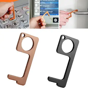 EDC Door Opener Portable Kooty Key Hook Tool Avoide Contact Tool Elevator Press AsepticPortable Hygiene Non-contact H1B0
EDC Door Opener Portable Kooty Key Hook Tool Avoide Contact Tool Elevator Press AsepticPortable Hygiene Non-contact H1B0