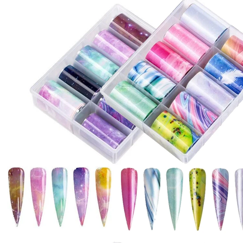 10Roll/Box Nail Art Glitter Foil Paper 4*100cm Holographic Sticker&Decals Nail Art Foil Transfer Paper Wrap Nail Art Decor Foils 
10Roll/Box Nail Art Glitter Foil Paper 4*100cm Holographic Sticker&Decals Nail Art Foil Transfer Paper Wrap Nail Art Decor Foils