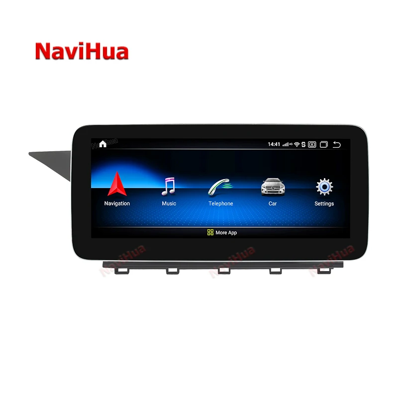 Автомагнитола Navihua 8 ядер Android 10 0 стерео аудио gps навигация для Benz GLK 2008-2012 |