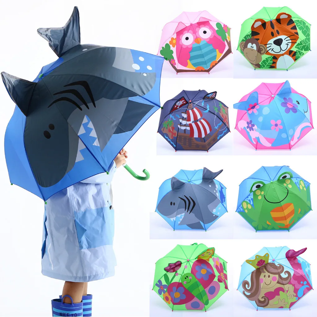 3D Cartoon Umbrella Baby Cover Parasol For Sun Rain Protection UV Rays Outdoor Wind Resistant Folding Umbrella Rain Windproof
3D Cartoon Umbrella Baby Cover Parasol For Sun Rain Protection UV Rays Outdoor Wind Resistant Folding Umbrella Rain Windproof