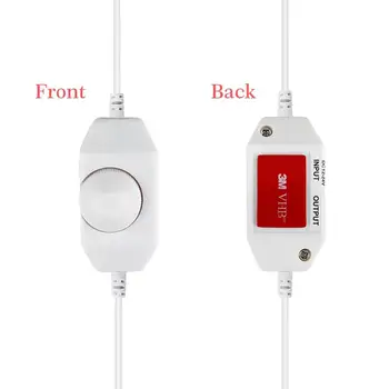 DC Dimmer Switch 12V 4A Single Channel Mini LED Dimmer Inline PWM Controller for Single Color LED Light/Strip/Lamp/Tape jk635
DC Dimmer Switch 12V 4A Single Channel Mini LED Dimmer Inline PWM Controller for Single Color LED Light/Strip/Lamp/Tape jk635