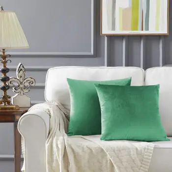 2 Pack Decorative Cushion Covers Cases for Sofa Bed Couch 30X50 Modern Luxury Velvet Home Throw Pillows Covers Silver 45X45 
2 Pack Decorative Cushion Covers Cases for Sofa Bed Couch 30X50 Modern Luxury Velvet Home Throw Pillows Covers Silver 45X45