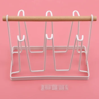 Kitchen Utensils Wrought Iron Cup Holder Creative Household Drain Cup Shelf For Kitchen Cup Storage Rack Hanging Drainer Storage 
Kitchen Utensils Wrought Iron Cup Holder Creative Household Drain Cup Shelf For Kitchen Cup Storage Rack Hanging Drainer Storage