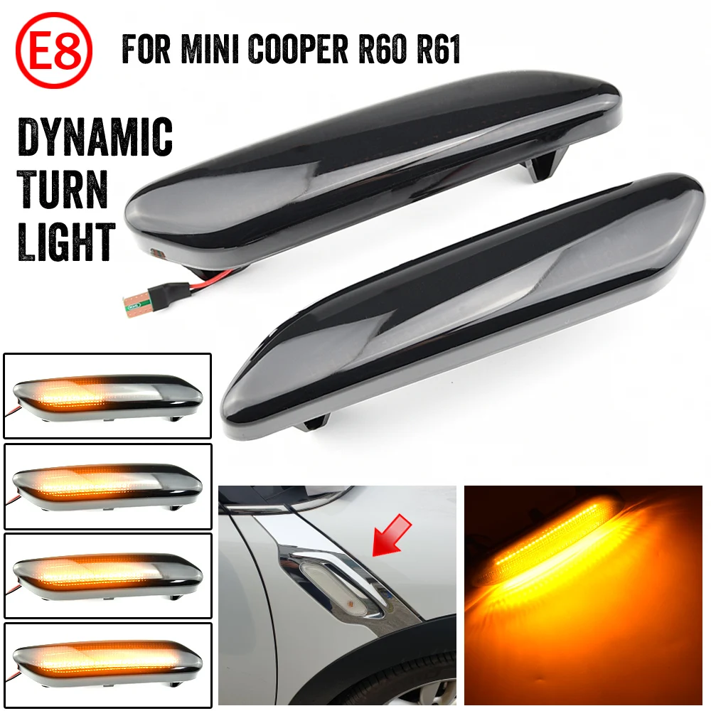 Side Marker Flowing Dynamic Sequential Blinker Indicator LED Turn Signal Light For Mini Cooper R60 R61 Countryman Paceman
Side Marker Flowing Dynamic Sequential Blinker Indicator LED Turn Signal Light For Mini Cooper R60 R61 Countryman Paceman