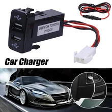 Car Charger 12V 24V Charger Socket Adapter 5V/2.1A Dual USB Charging Power Adapter Mobile Phone Charger for Toyota
Car Charger 12V 24V Charger Socket Adapter 5V/2.1A Dual USB Charging Power Adapter Mobile Phone Charger for Toyota