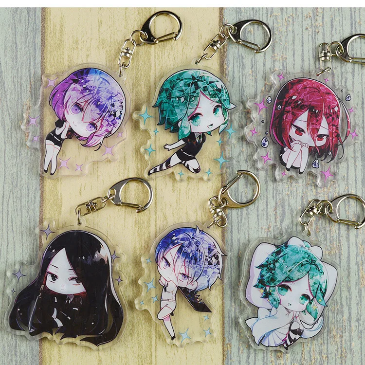 Hoseki no Kuni Anime Phosphophyllite Phosphophy Land of the Lustrous Cinnabar Goshenite Keychain Doubleside Keyrings
Hoseki no Kuni Anime Phosphophyllite Phosphophy Land of the Lustrous Cinnabar Goshenite Keychain Doubleside Keyrings