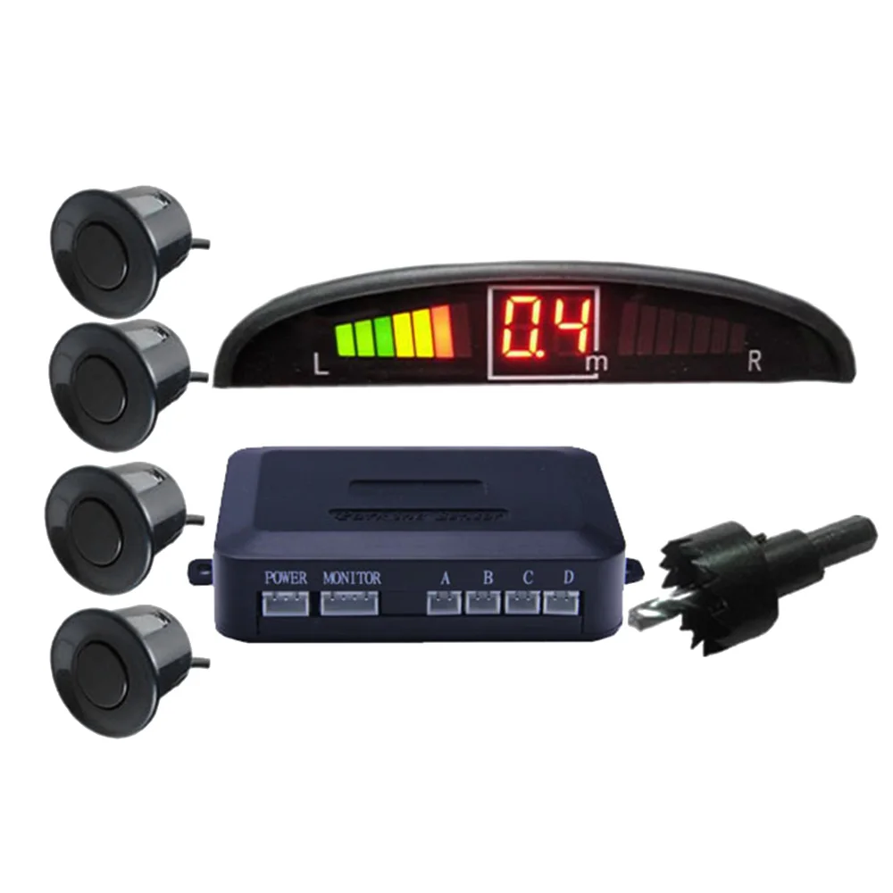 4 Sensors Buzzer 22mm Car Parking Sensor Kit Reverse Backup Radar Sound Alert Indicator Probe System 12V
4 Sensors Buzzer 22mm Car Parking Sensor Kit Reverse Backup Radar Sound Alert Indicator Probe System 12V