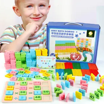 200PCS Wooden Kids Early Education Operations Digital Domino Blocks Baby Math Domino Mathematical Enlightenmen Wood Blocks Toy
200PCS Wooden Kids Early Education Operations Digital Domino Blocks Baby Math Domino Mathematical Enlightenmen Wood Blocks Toy