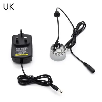 Ultrasonic Mist Maker Generator Fogger Nebulizer Water Fountain Pond 12 LED Atomizer Air Humidifier US/UK/EU/AU Plug
Ultrasonic Mist Maker Generator Fogger Nebulizer Water Fountain Pond 12 LED Atomizer Air Humidifier US/UK/EU/AU Plug