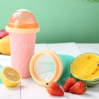 Homemade Ice Cream Cup Smoothie Cup Is Pinched Into An Ice Cup With A Double-Layer Creative Sand Ice Cup
Homemade Ice Cream Cup Smoothie Cup Is Pinched Into An Ice Cup With A Double-Layer Creative Sand Ice Cup